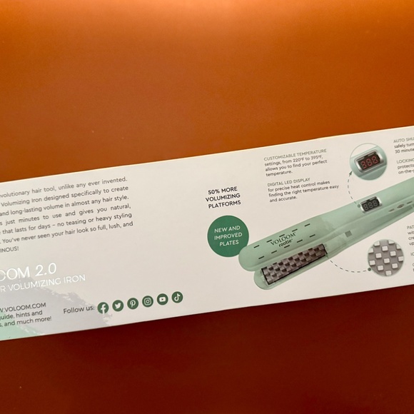 VOLCOM 2.0 3/4" HAIR VOLUMIZING IRON - Picture 4 of 5